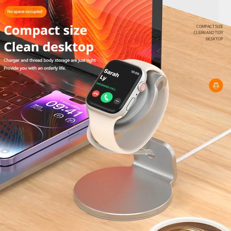 

Aluminum Bracket Charger Stand Dock Station Charging Holder for Iwatch/apple Silicon Watch Stand Charging Base Standing Holder