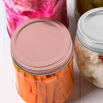 Rosegold Mason Jar Lids 5