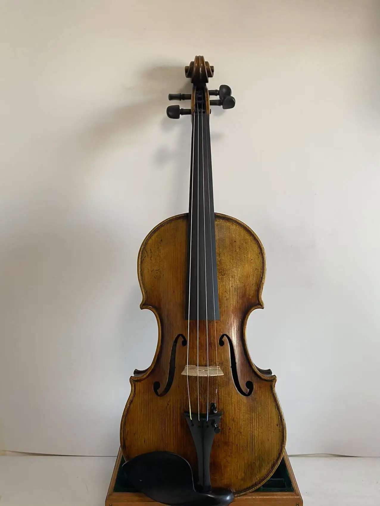 Master 4/4 violin Guarneri model 1742 European one piece back
