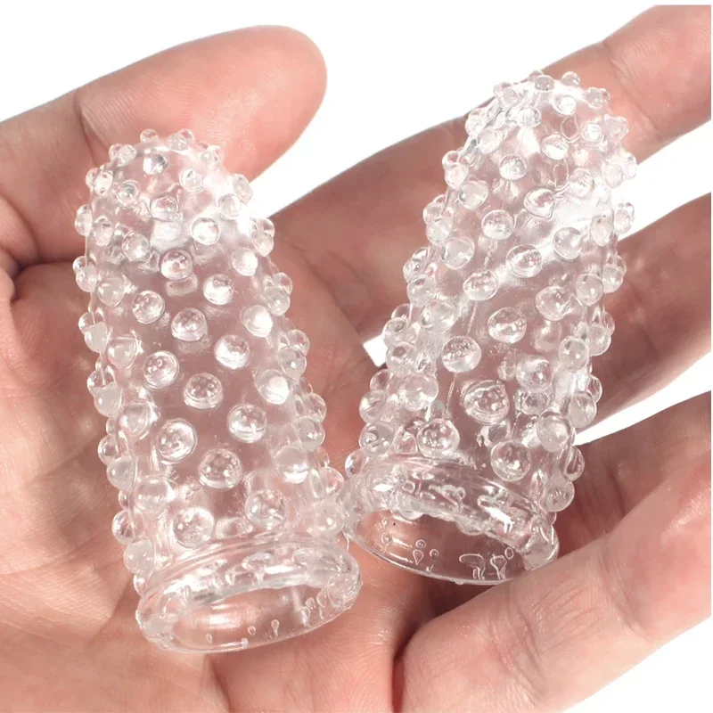Finger Sleeve Vibrator Female Masturbator Silicone Adult Clit Stimulate Erotic Exotic Accessories Sex For Women Lesbian Toys sex toys