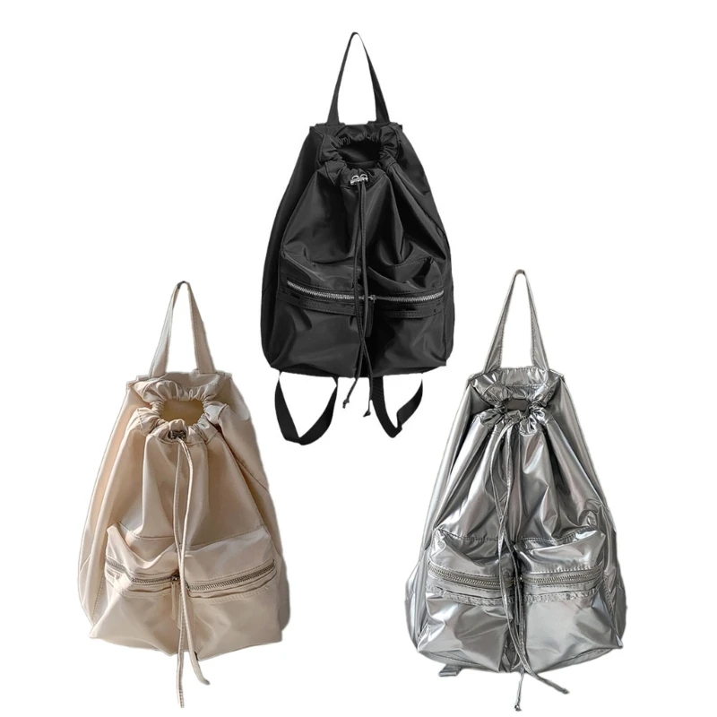Drawstring Backpack Travel Backpack Large Capacity Backpack Girl School Backpack