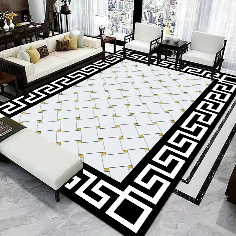 Nordic Light Luxury Living Room Rugs Modern Simplicity Style Bedroom Carpet Room Decor Non-slip Floor Mats Big Size 200x300 3