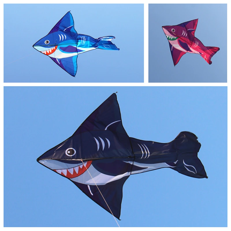 free shipping new kites flying shark kites for adults professional wind