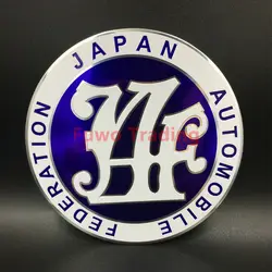 Fuwo Trading – autocollant JAF réfléchissant bleu, badges de voiture JDM de la fédération Automobile du japon, autocollant de fenêtre, accessoires de pare brise 