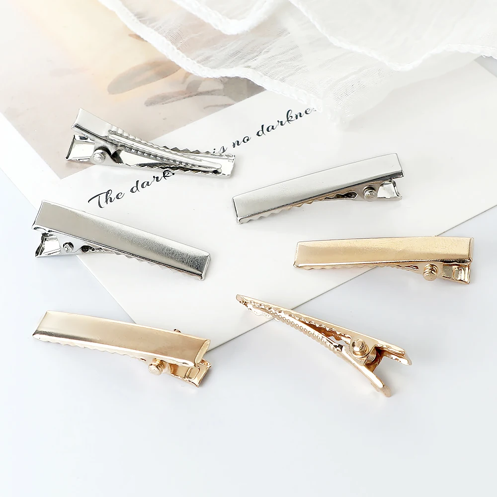 100pcs 3.0cm Metal Hair Alligator Clips Women Girls Small DIY Hair Clip Jewelry Hairpin Hair Styling Tools Accessories Wholesale