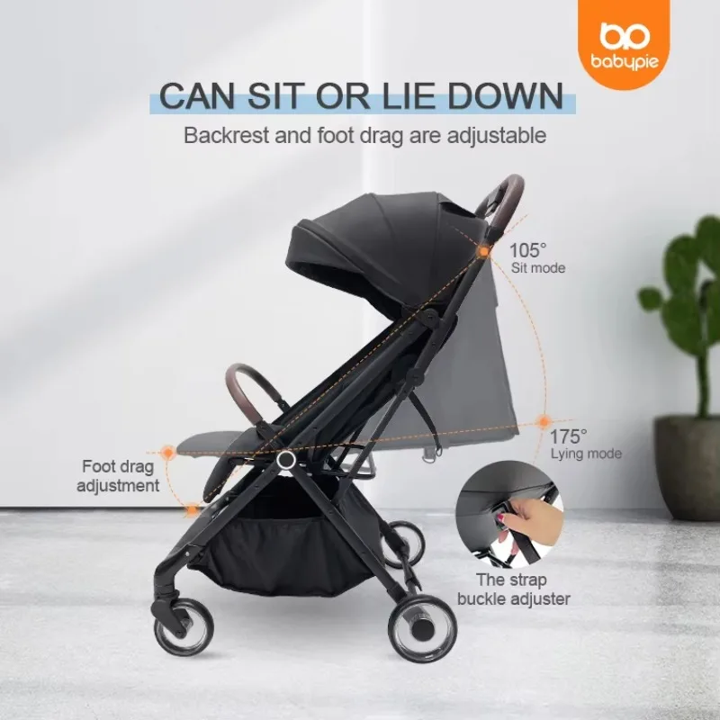 Hot Sale 2 in 1 Baby Stroller Light Weight Low Price Stroller Travel Baby Pram Compact for Babies