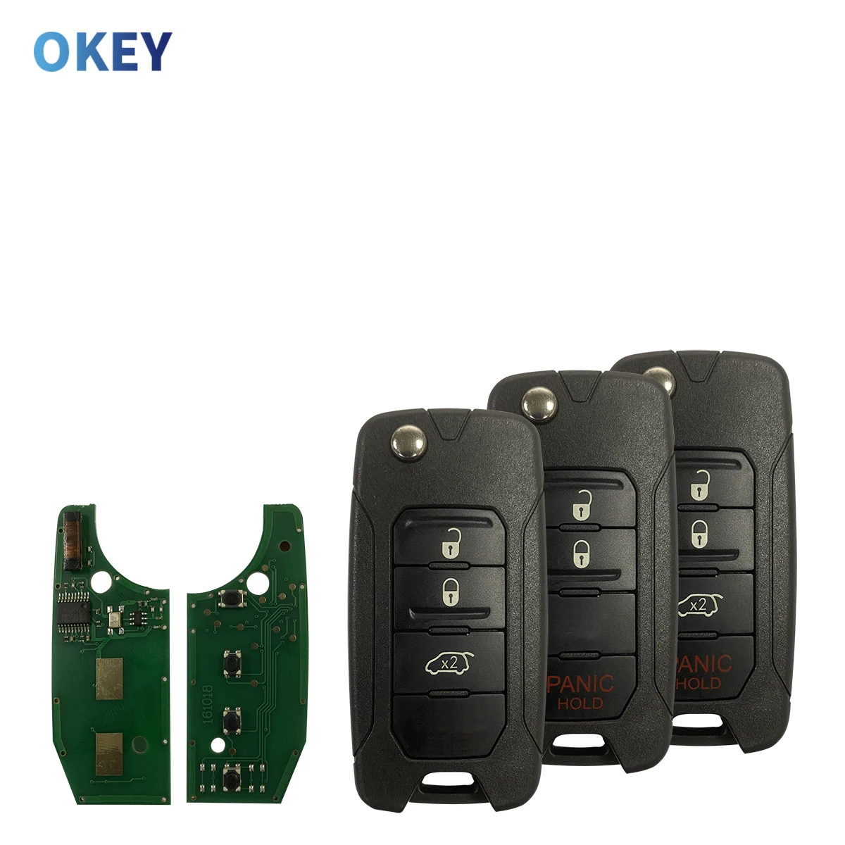 Chiave/Telecomando Per Chrysler 200 300 Sebring Pt Cruiser Liberty Telecomando - 3 4 Pulsante Portachiavi 315mhz 433mhz Id46 Chip Modificato Flip Pieghevole Chrysler - S9f459ac77f04468fa58a03faaac5a5a00