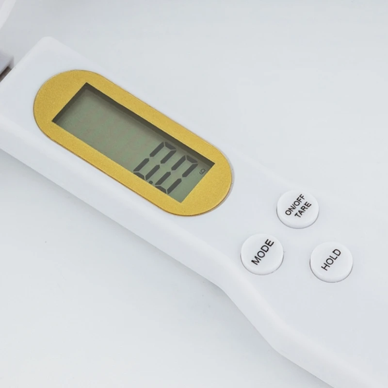 Electronic Measuring Spoon Weighing Spoon Tool Electronic Home Kitchen Scale LCD Digital Measuring Food Flour Mini Tool for Milk Coffee Flour Powder Baking