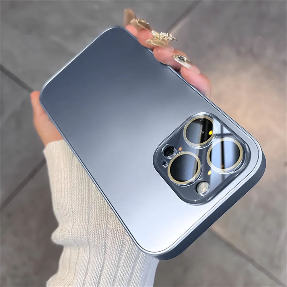 Luxury Matte Frosted Armor Case with Hybrid Defender Shockproof Protection