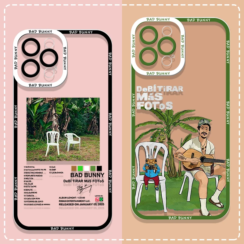 Bad Bunny DTMF Clear Phone Case - Enhanced Protection & Stylish Design