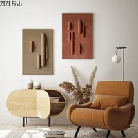 Sandstone Texture Wall Hanging Decorative Paintings Living Room Decoration Background Display Ornaments 3D Relief Wall Picture 1
