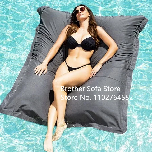 Eps Epp Beans Shredded Foam Outdoor Waterproof Bean Bag Lazy Boy Sofa  Swimming Pool Beanbag Chair Cover Only - Bean Bag Sofas - AliExpress