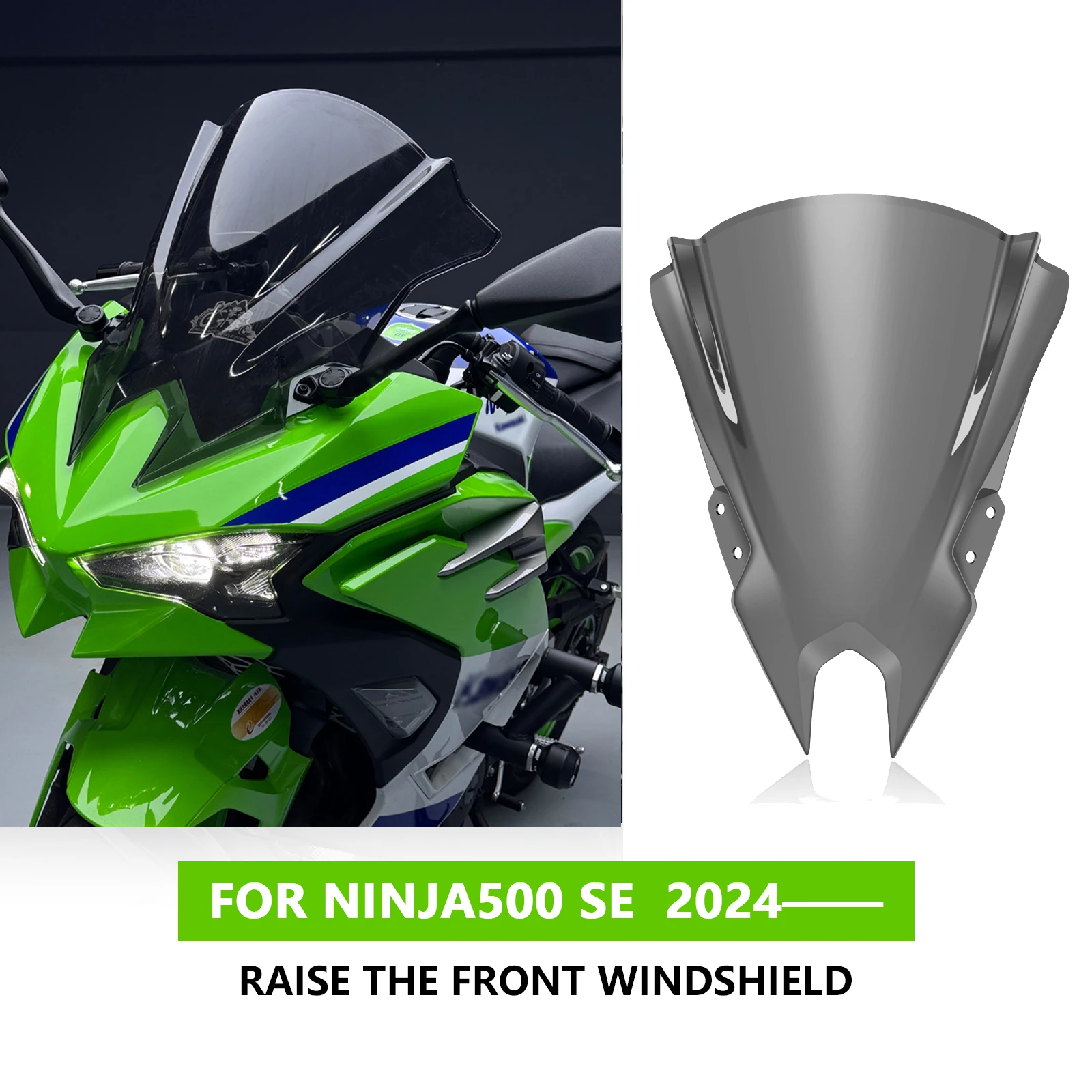 Kühlerschutz Gitter Für Kawasaki Z500 & Ninja 500 (2024-2025) - Aluminium