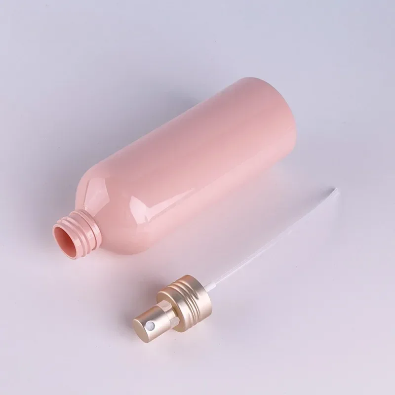 PET 빈 병 핑크 플라스틱 용기, 미세 미스트 소독 무화기, 리필 가능한 여행 필수품, 260ml
