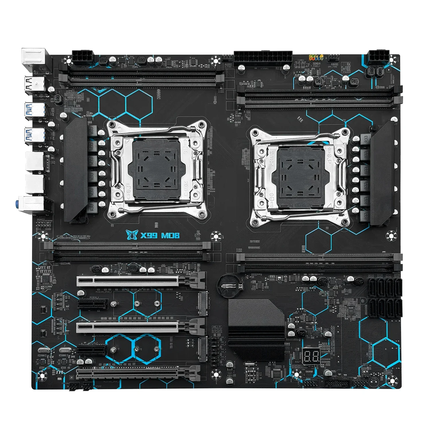 MACHINIST X99 MD8 키트 마더보드, LGA, 2011-3Dual, CPU XeonE5 2698 V4 프로세서 DDR4 64GB 2133MHZ 메모리 E-ATX 지원 NVME M.2