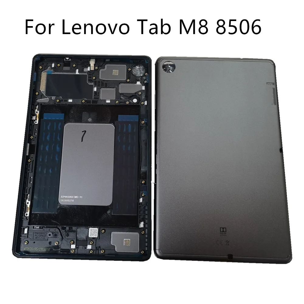 

5pcs/Lot Back Case For Lenovo Tab M8 8506 Battery Case Door Housing Case Back Cover For Lenovo Tab M8 8506 Back Cover
