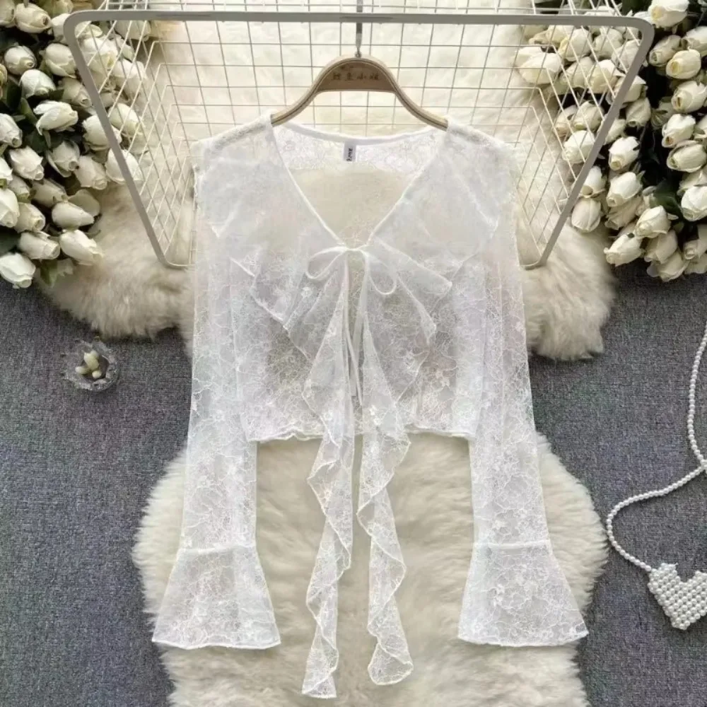 รูปสินค้า เสื้อสเวตเตอร์แขนยาว ผ้าลินิน ดีไซน์เรียบหรู ใส่ได้ทุกวัน