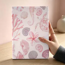 Pink Starfish Turtle Pattern Soft Tablet Case - Lenovo Tab P11 2021 (231PBA3803PBTSS)