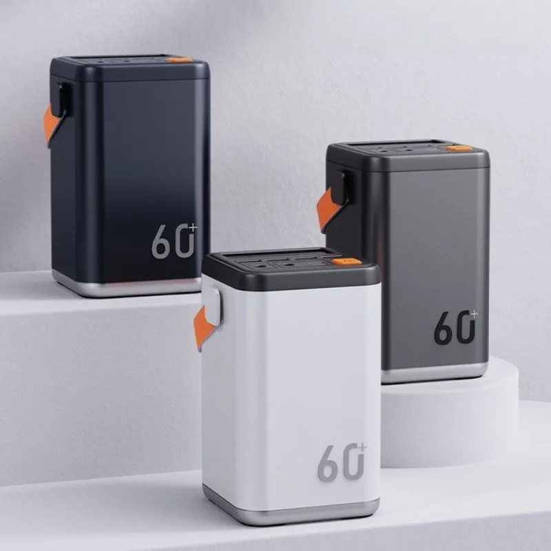 45W 60000mAh 고속 충전 파워 뱅크 대용량 안전 휴대용 전원 공급 장치 (캠핑 및 비상 에너지 저장용)