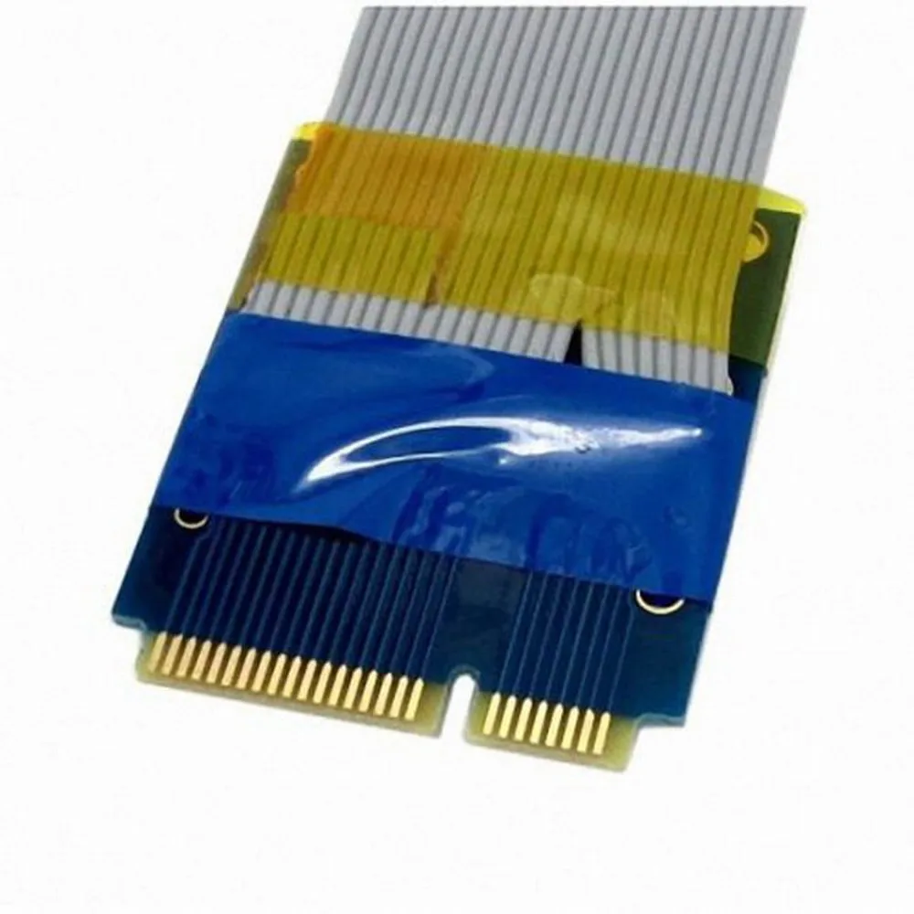 MDR 유연한 미니 PCI 익스프레스 PCI-e 카드 익스텐션, 52 핀 M-암 익스텐션 케이블 0.15M