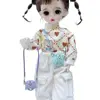 Plastic Doll Shoulder Bag 1/6 1/8 BJD Dolls Bag Colorful Space Backpack For 1/11 OB11 Obitsu11 Dolls DIY Doll Toys Accessories 2