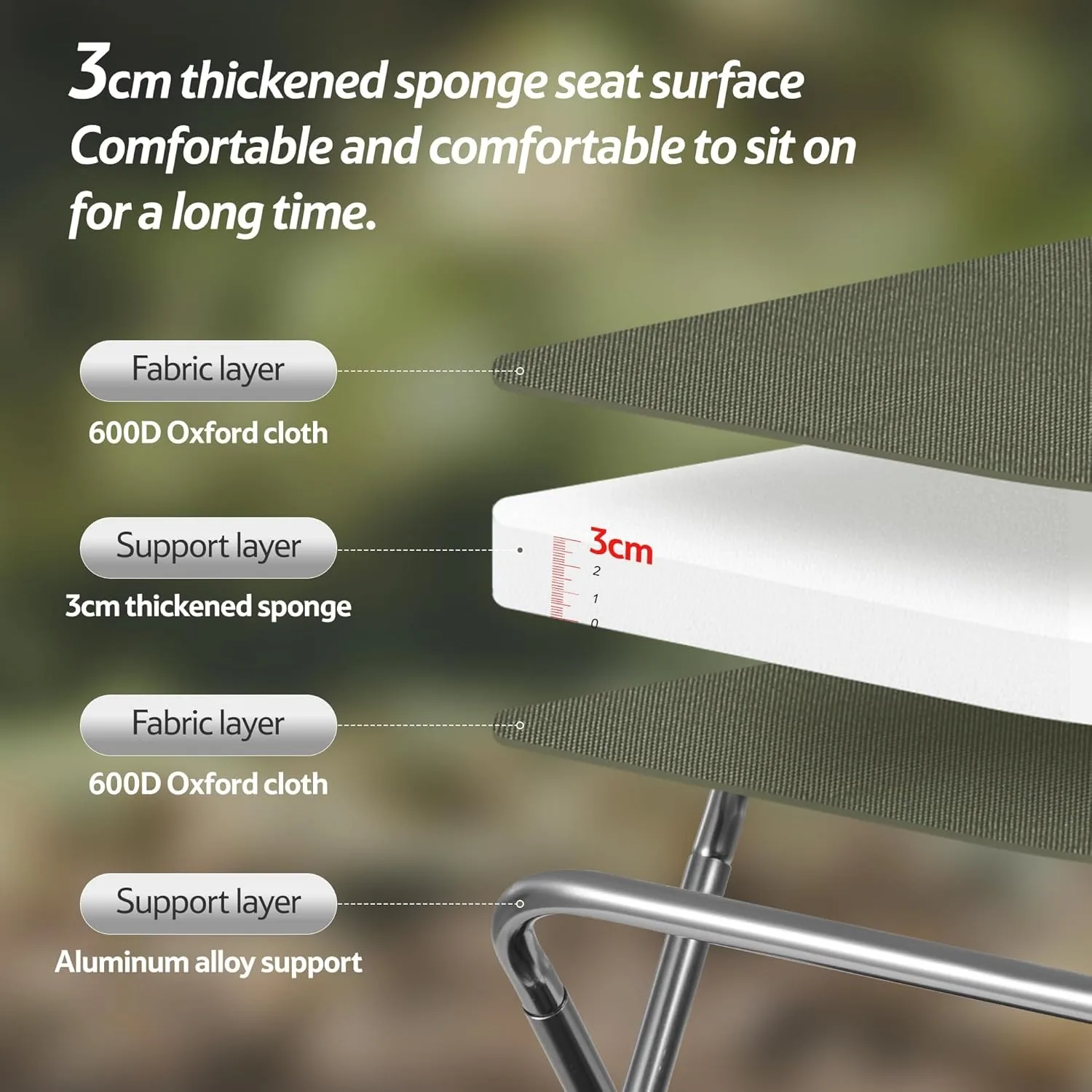 Portable Folding Camping Stool 2