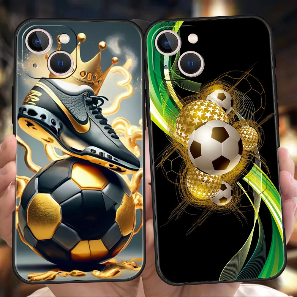 Premium Football Sport Silicone Phone Case Cover - Soft Protective Shell