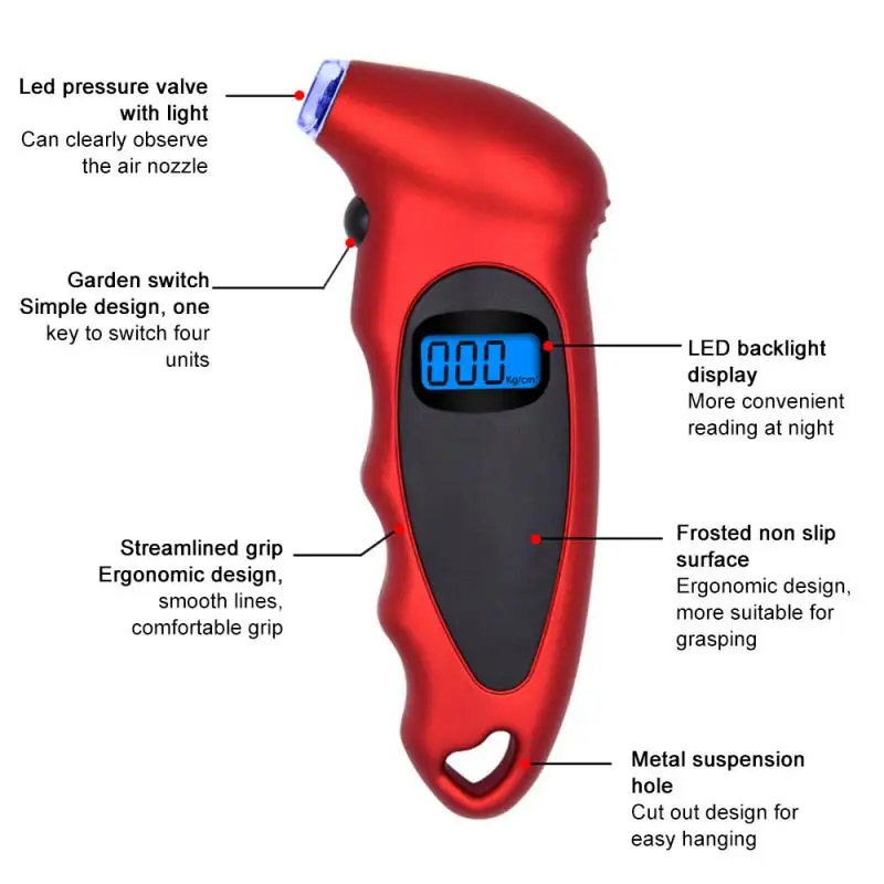 ޴ ڵ ̴  Ÿ̾  з  ý, 0-150 PSI Ʈ  LCD Ÿ̾ з 