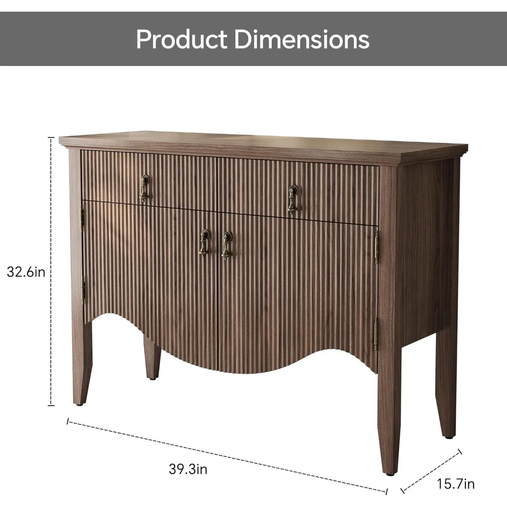 40" Retro Buffet Cabinet with Storage 2