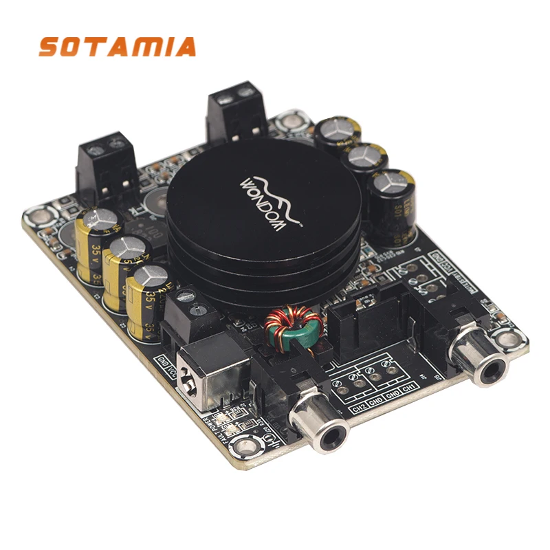 

SOTAMIA TDA7492 Dual Channel Digital Power Amplifier Board 2x50W Pure Class D Amp Game Console Vending Machine Power Amplifier