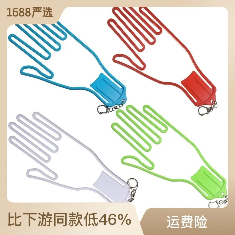 

1pc Golf Gloves Stretcher Holder Keeper Hanger Gloves Support Frame Holder Rack Dryer Shaper Accessories Plastic with Metal Buck