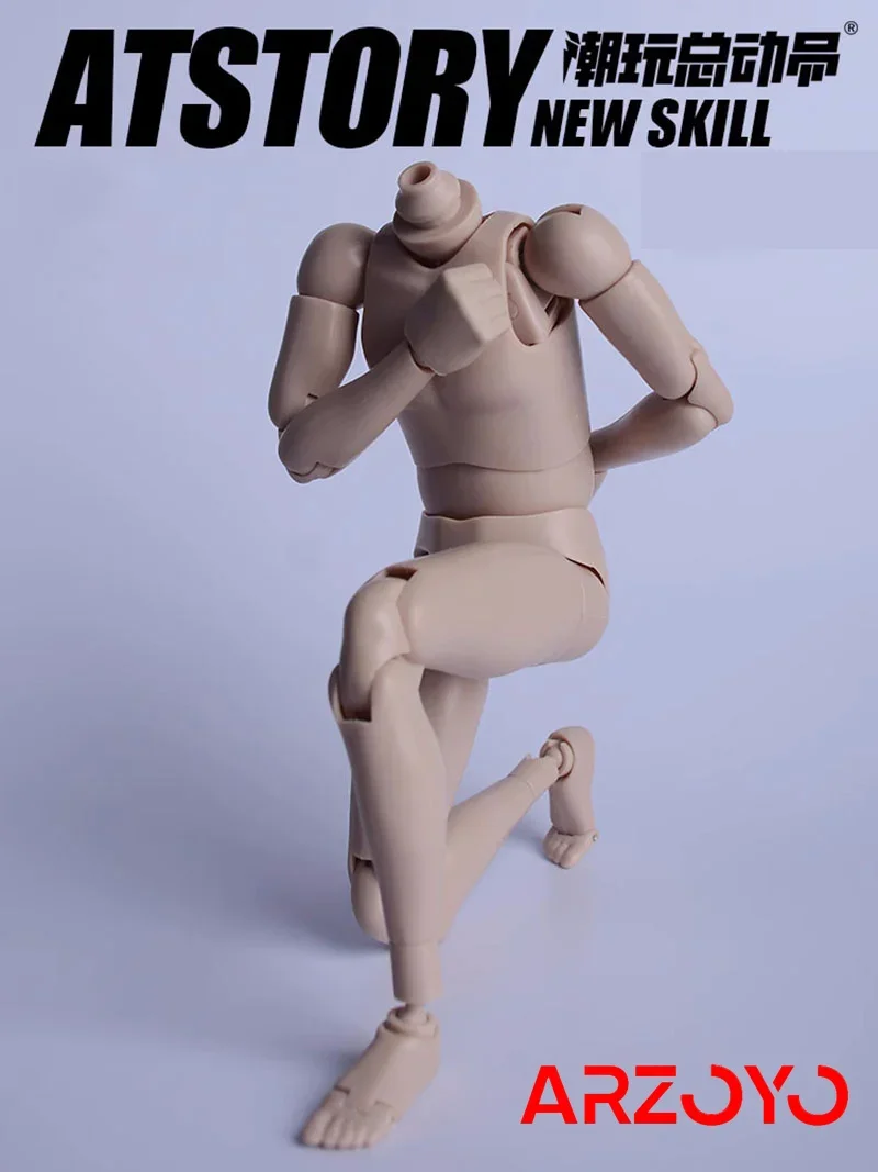 Atstar-男性用アクションフィギュア,超柔軟な関節,狭い肩,ボディ