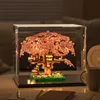 1100Pcs Small Particle Building Blocks Cherry Blossom Tree Series Puzzle Assembly Toys Child Holiday Gifts Compatible with LEGO 5