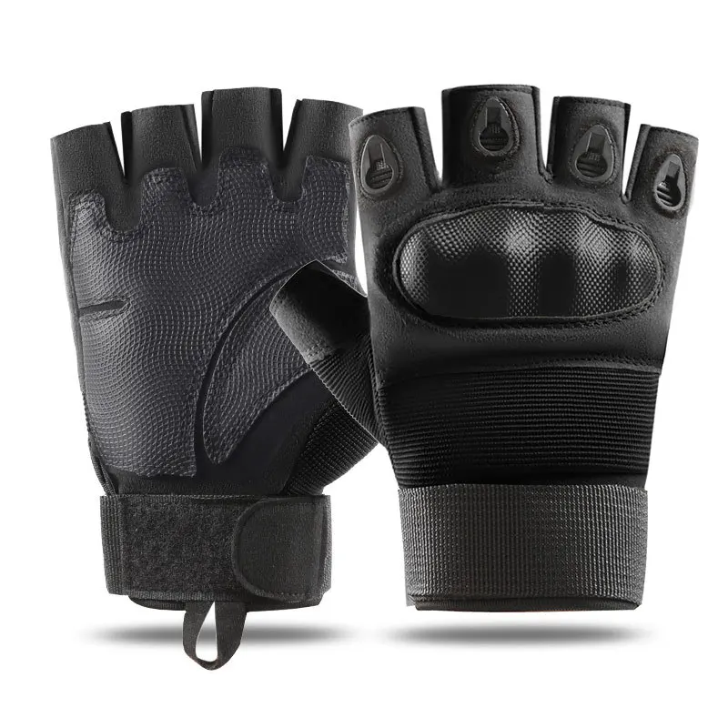 

Tactical gloves, men's half finger, spring and summer thin outdoor sports, cycling, motorcycle, motorcycle, anti slip, wear-resi