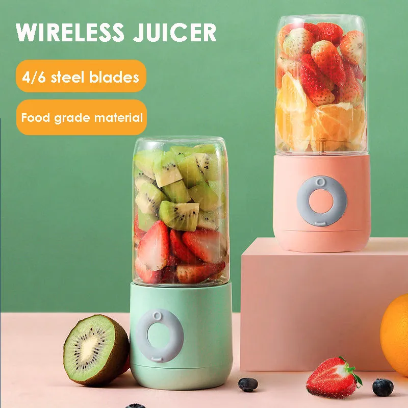 

500ML Portable Electric Juicer Blender Usb Mini Fruit Mixers Fruit Extractors Food Milkshake Multifunction Juice Maker Machine