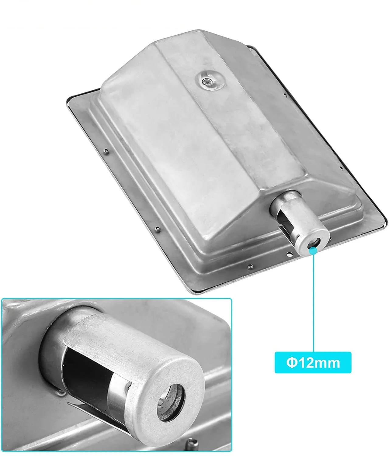 8.66x6.69" 220x170mm Infrared DIY Heating Flame Ceramic Gas Burner Head Parts 12000BTU for Outdoor Indoor Heater BBQ Grill Stove