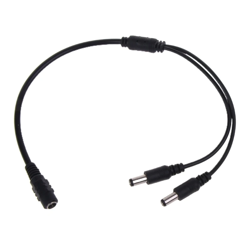 Qualità 1 Femmina A 2 Maschio 5.5Mm 2.1Mm Cavo Alimentazione Y Splitter Adattatore Fili Massimo 120W Cavo