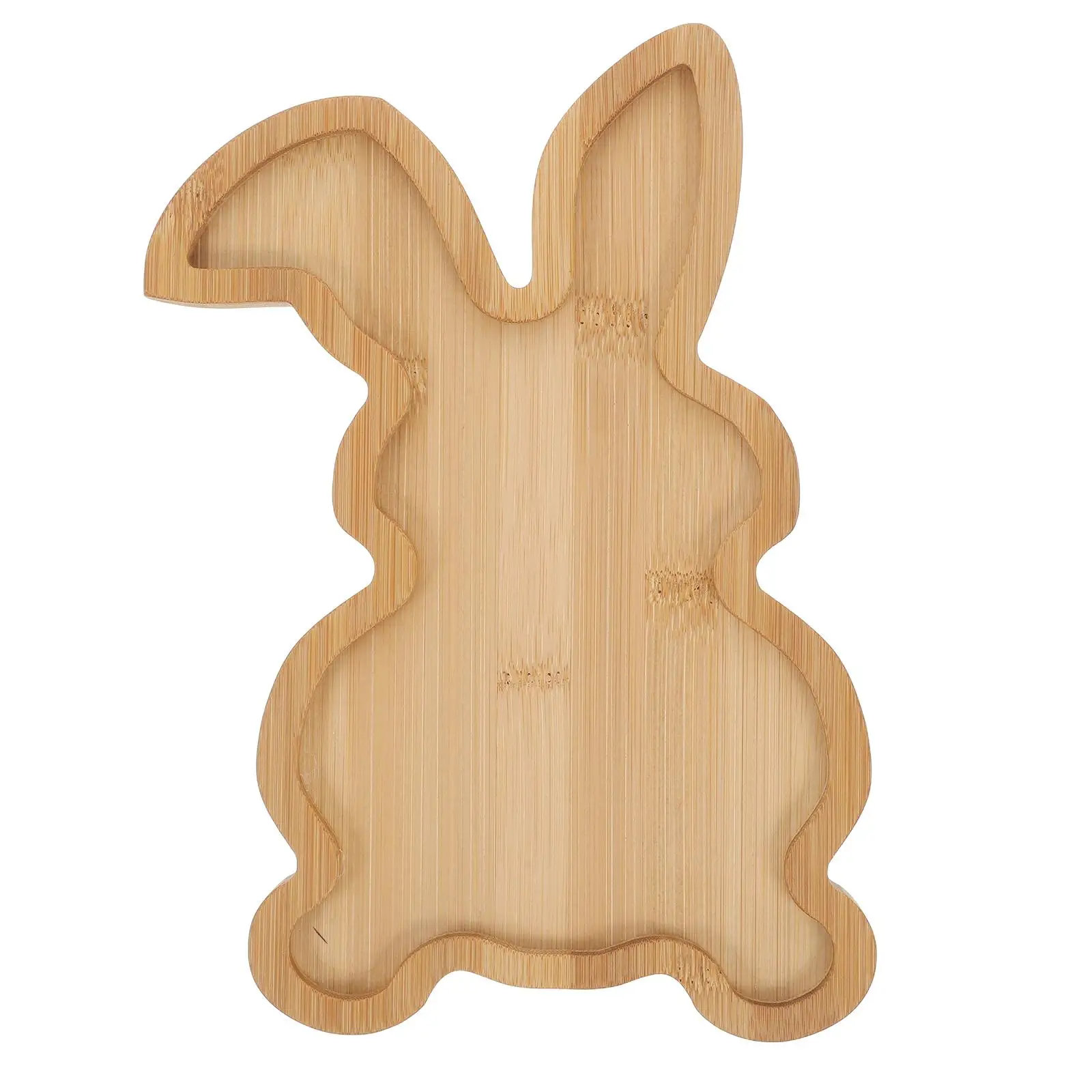 Rabbit Shaped Charcuterie Board Wooden Pallet Easter Platter Tray Brown Bunny Serving Trays 2