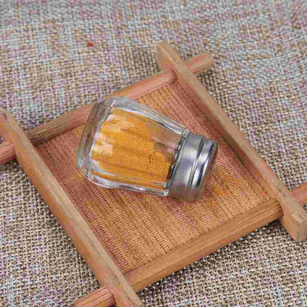 Spice Shaker Spice Shaker Set Food Storage Container Mini Salt Shakers Kitchen Glass Condiment Bottles Pepper Bottles BBQ Seasoning Containers Coffee Bean Storage Container