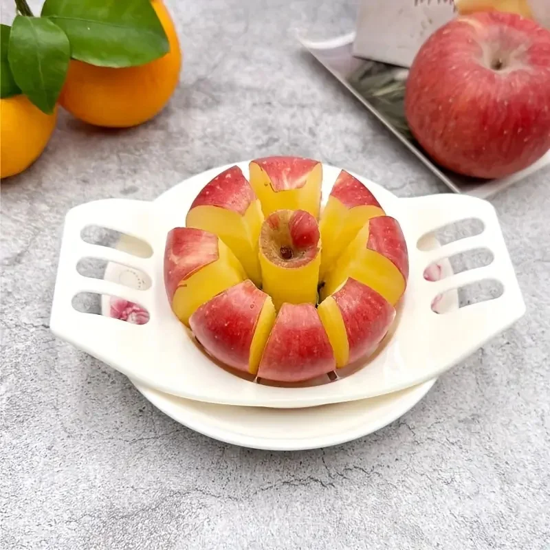 1PC Stainless Steel Apple Cutter Fruit Divider Slicer Household Fruit Cutter Tool Core Remover Functional Apple Cutting Gadgets