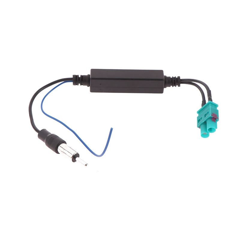 Vehicle Signal Aerial FM Radio Antenna Male Dual Amplifier Adapter For Volkswagen Audi Cayenne Car Accessories