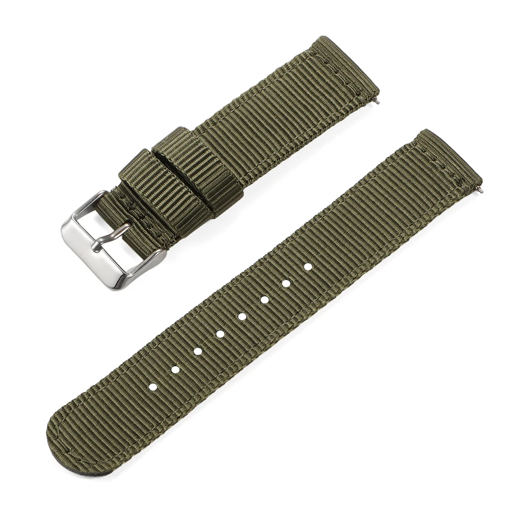 Quick Release Nylon Strap Wristband with Stainless Steel Buckle