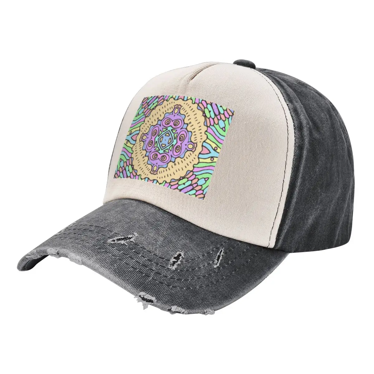

Pastel Meditation Baseball Cap Sun Cap Rave Women's Golf Clothing Men's