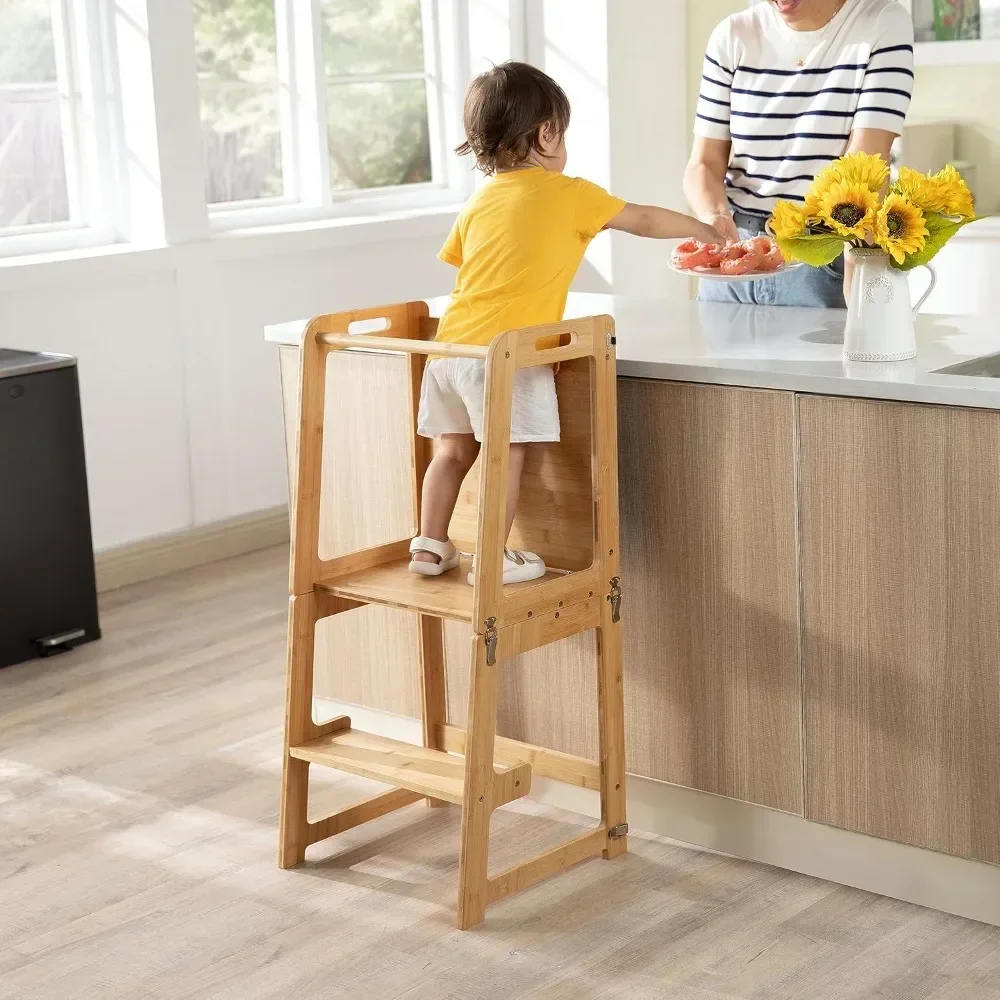 4-in-1 Toddler Standing Tower 2