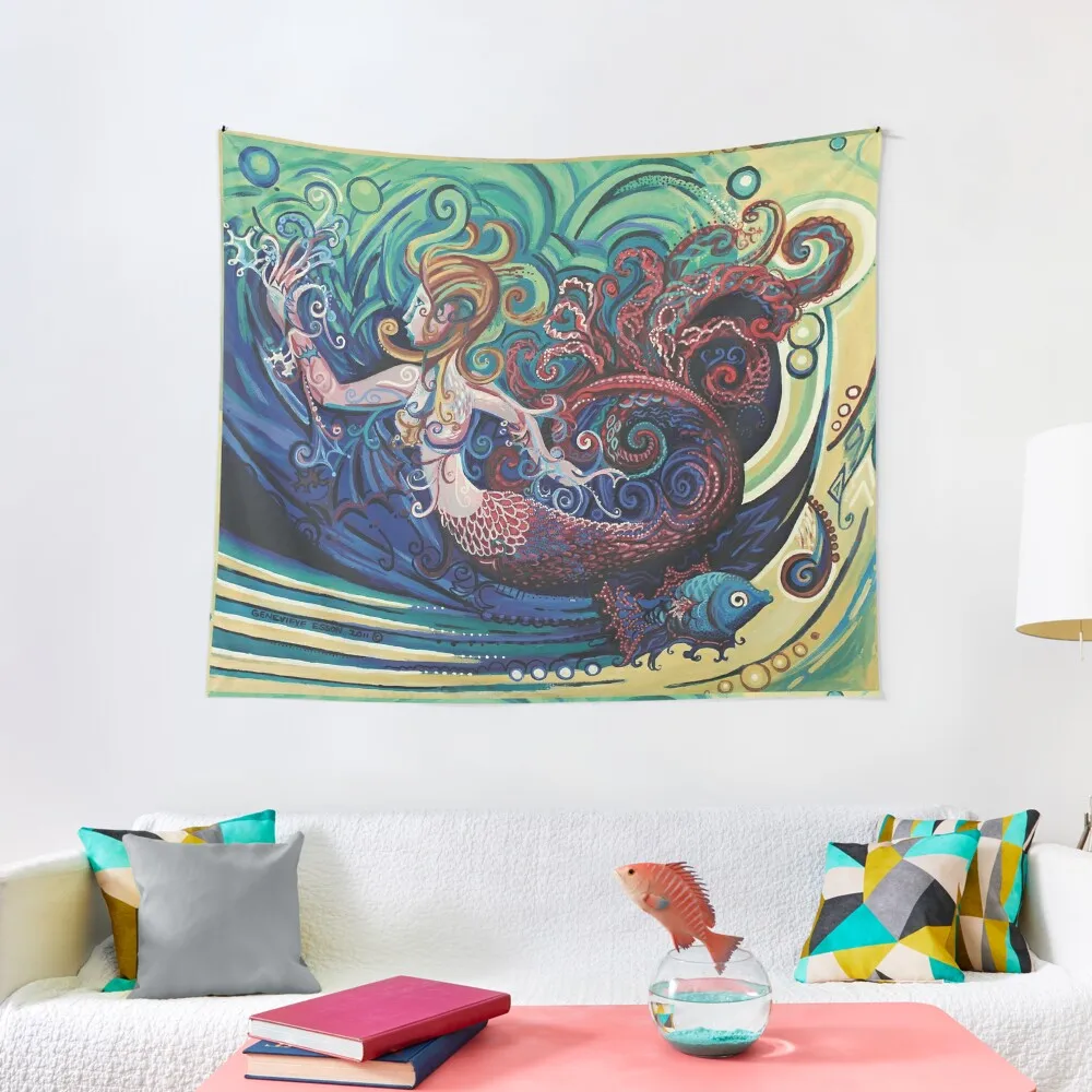 Gargoyle Mermaid Tapestry Carpet Wall Bedroom Room Decorator Cute Room Things