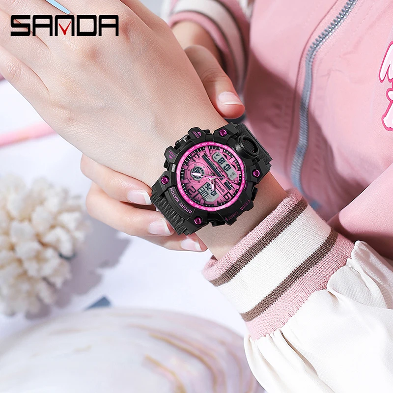 SANDA G Style Waterproof Digital Sport Watch
