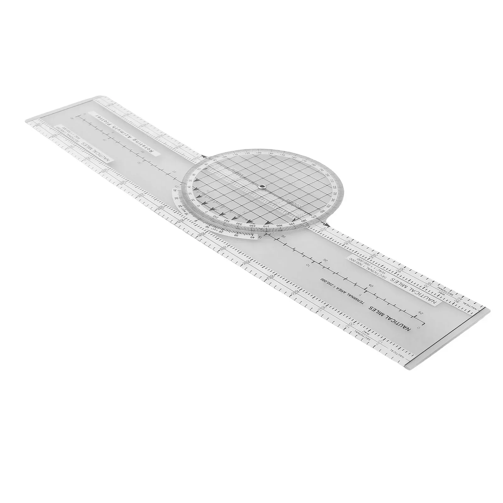 33.6*11.1cm 플로터 항공 슬라이드 눈금자 항공 플로터 방위 회전 슬라이드 눈금자 네비게이션 엔지니어링 눈금자 도구 부품