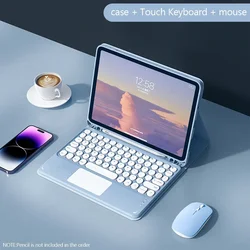 Premium Bluetooth Keyboard Case for Galaxy Tablets, 10.9 and 11 (Blue 4)