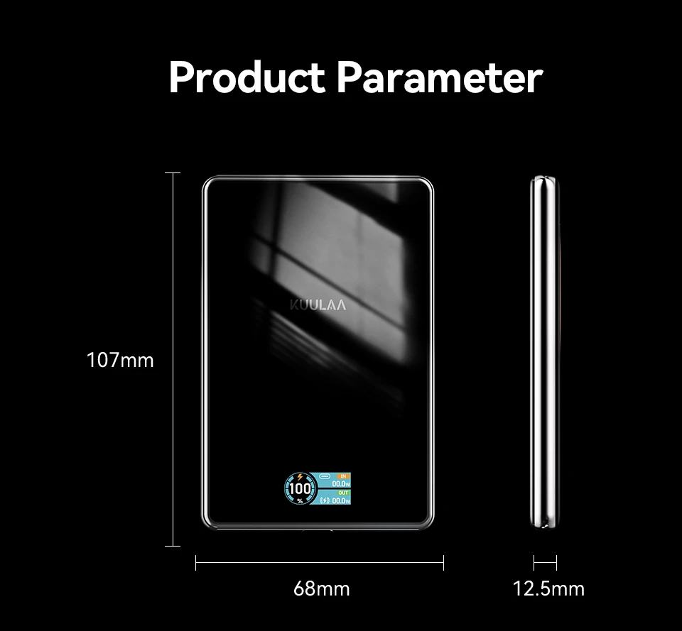 Kuulaa Qi2 Magnetic Power Bank 10000mAh PD 20W