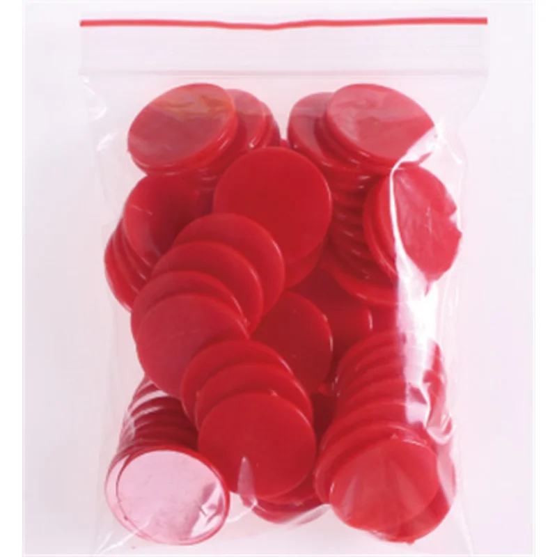 100Pcs/Lot 25mm Plastic Poker Chips Casino Bingo Markers Token Fun Family Club Board Games Toy Creative Gift 9 Colours